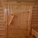 Дверь 40*800*1800 хвоя банная коробка на клиньях