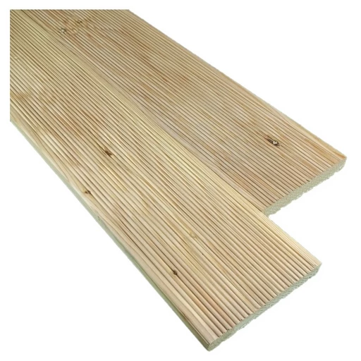 Доска террасная лиственница вельвет 28*142*2500, сорт АВ (0,355м2)