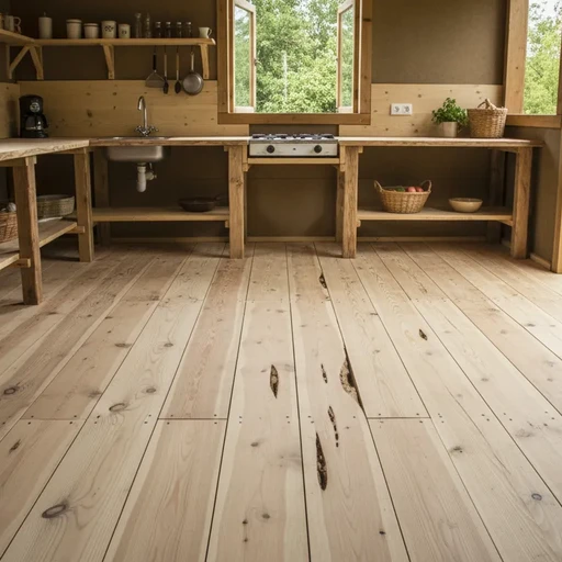 Доска пола лиственница 45*185(180)*6000, сорт Оптима (1,11м2)