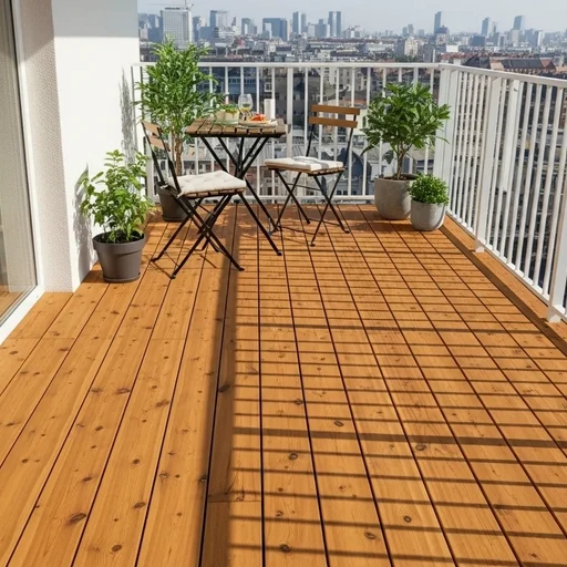 Доска террасная лиственница гладкая 28*120*6000, сорт SF (0,72м2)