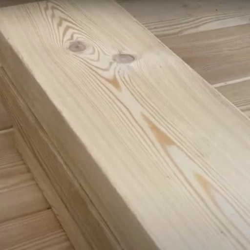 Доска террасная лиственница гладкая 28*120*5000, сорт Оптима (0,6м2)