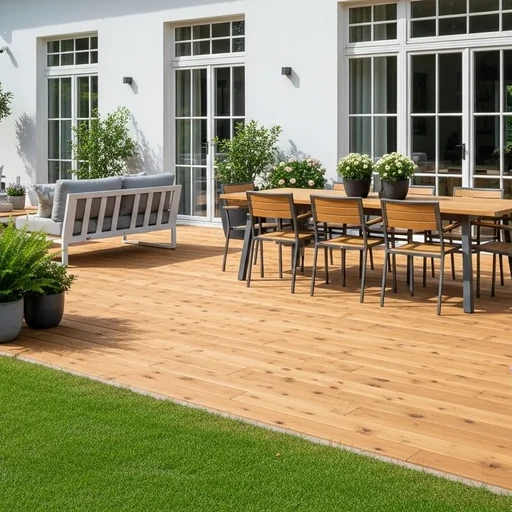 Доска террасная лиственница гладкая 34*142*2000, сорт SF (0,284м2)