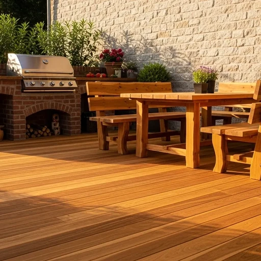 Доска террасная лиственница гладкая 34*142*2000, сорт SF (0,284м2)