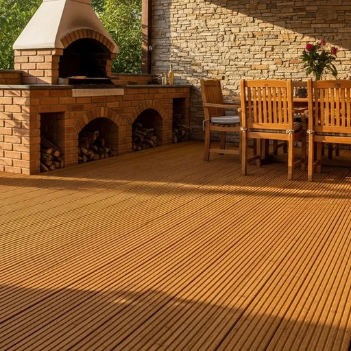 Доска террасная лиственница вельвет 28*120*2000, сорт SF (0,24м2)