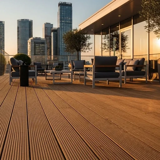 Доска террасная лиственница вельвет 28*190*2000, сорт Элита (0,38м2)