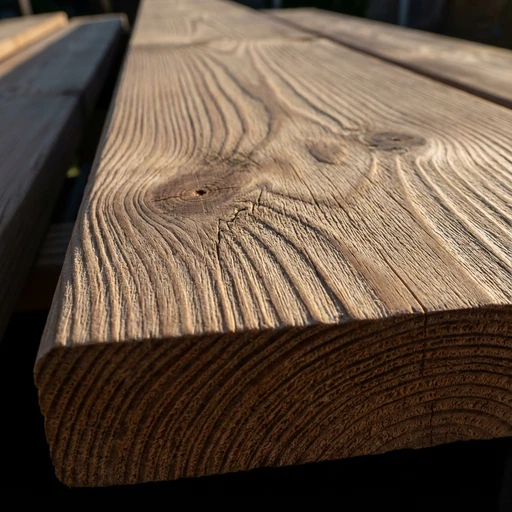 Доска террасная лиственница вельвет 34*90*5000, сорт Прима (0,45м2)