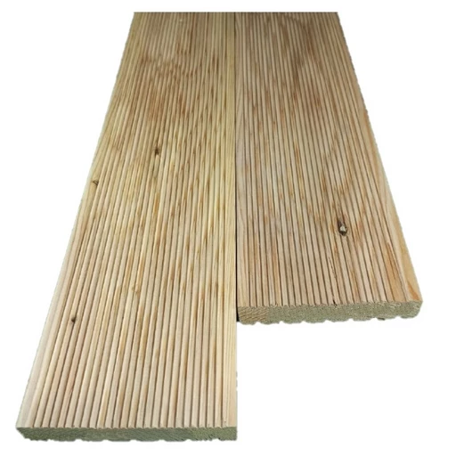 Доска террасная лиственница вельвет 34*120*6000, сорт SF (0,72м2)