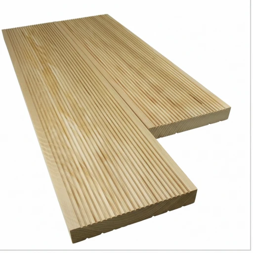 Доска террасная лиственница вельвет 34*120*6000, сорт Прима (0,72м2)