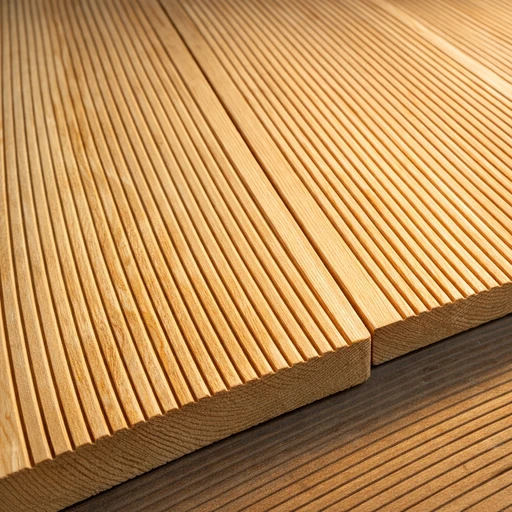 Доска террасная лиственница вельвет 34*190*4000, сорт Классик (0,76м2)