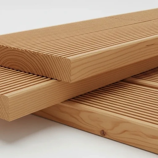 Доска террасная лиственница вельвет 45*190*2000, сорт SF (0,38м2)