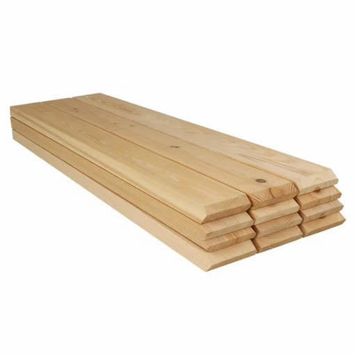 Планкен лиственница скошенный 20*120*6000, сорт SF (0,72м2)