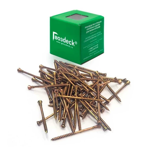 Саморез Для пола Gwozdeck Потайной 3.5*55 Torx10 (200шт в уп.)